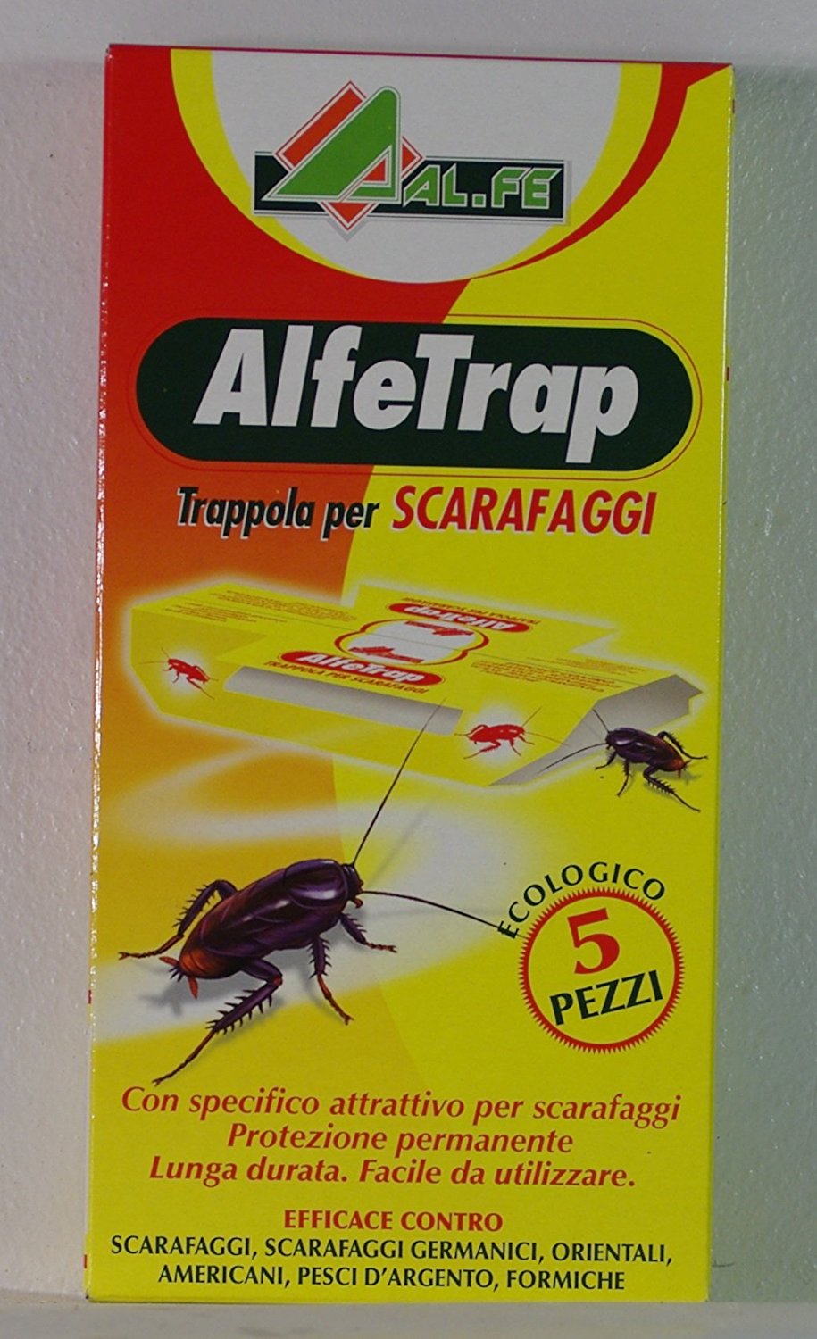 Debello Trap Trappola adesiva pronta all'uso contro gli scarafaggi  confezione da 3 trappole - Zambonin Agricoltura